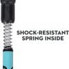 Trekking Pole & Walking Staff | Strong, Lightweight Aluminum | Extends up to 53" Collapses Down to 23" | All-Terrain: Interchangeable Carbonite Ice Pick Tip, Rubber Asphalt Tip, and Snow Cap