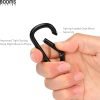 Fishing CC2 Carabiner Clip, 2.3" Small Carabiner Keychain, Multi-use Aluminium D Ring Caribeener Clips