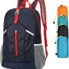 25L Hiking-Backpack Foldable-Sports Daypack-Camping Collapsible Bag Water Resistant Lightweight Travel Men Women (Lake Blue)
