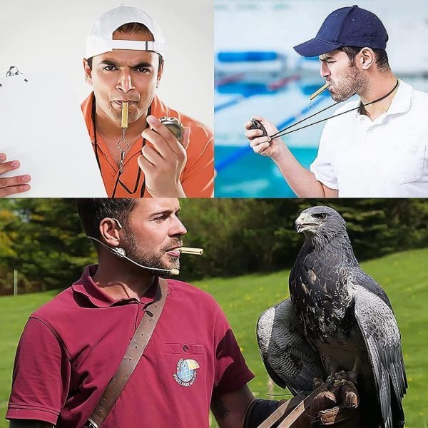 3/6 Pack Loud Bear Bell with Whistle Set for Hikers, 2 Inch 3 in 1 Hiking Gear Bear Bells with Emergency Whistle and Carabiner Clip for Home Decor, Survival, Biking, Climbing