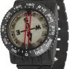 360° Ratcheted Rotating Bezel Scuba Diver Compass, Waterproof Oil Filled with Side-Window Compass