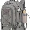 Expandable 40-64L Military Tactical Backpack 3 Day Bag Hiking Gym Sport Camping(Brown)