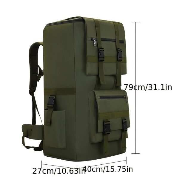 Large Capacity Backpack, Waterproof Outdoor Travel Bag, Can Hold Quilts, Wilderness Survival Bag, Natural Disaster Shelter Bag