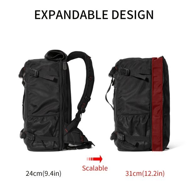 1pc Travel Backpack Carry On Backpack Durable Convertible Duffle Bag Fit For 39.62 cm Laptop For Men Hiking Airplane Shoes Bag Extendable Three Way Uses Multiple, Ideal choice for Gifts