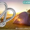 30PCS 3" Heavy Duty Spring Snap Hook, M8 5/16" Galvanized Steel Snap Hook Carabiner Quick Link Carabiner Clip, 500LBS Holding Capacity Quick Link Keychain for Swing Hammock Gym Outdoor