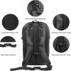35L Hiking Backpack Men Small Camping Backpack for Women Waterproof Hiking Daypacks Lightweight Travel Backpack Carry On Black