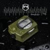 Military Lensatic Sighting Compass Survival with Carrying Bag, Compass for Hiking,Waterproof and Shakeproof, Army Green