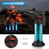 4 Pack of Torch Lighter, Jet Flame, Butane gas, Mini Refillable Windproof Lighters, for candle, fireplace, grill (Gas not Included)
