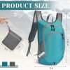 2 Pack 10L Hiking Backpack Lightweight Packable Hiking Daypacks Small Foldable Shoulder Bag for Women Men Travel Camping Outdoor, 2 Colors