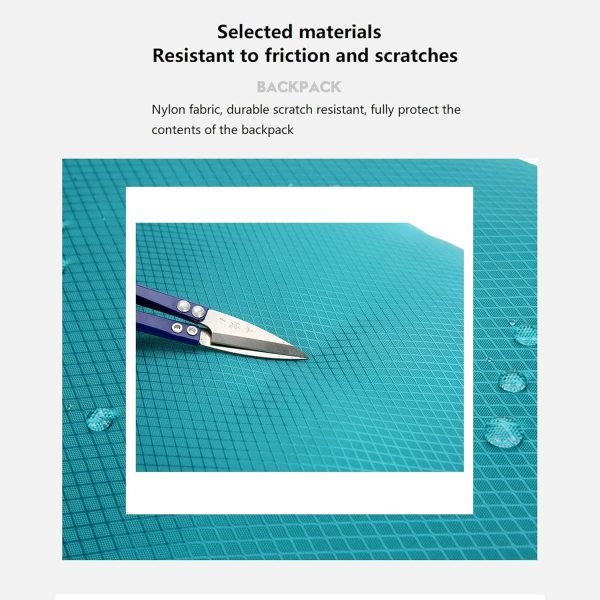 25L Hiking-Backpack Foldable-Sports Daypack-Camping Collapsible Bag Water Resistant Lightweight Travel Men Women (Lake Blue)