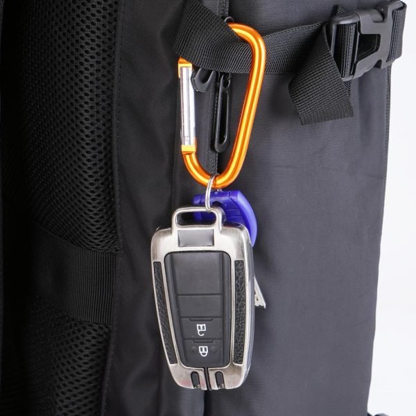 20 Pack 3" Aluminum Carabiner Clip, Large D Ring Carabiners Keychain Clip Spring Snap Hooks, Carabiner for Keys, Dog Leash, Outdoor Camping Hiking Accessories