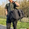 Men's Trekking Backpack, Large Capacity Outdoor Camping Bag, Multi-functional Backpack With Double Handle, Perfect For Car Trunk