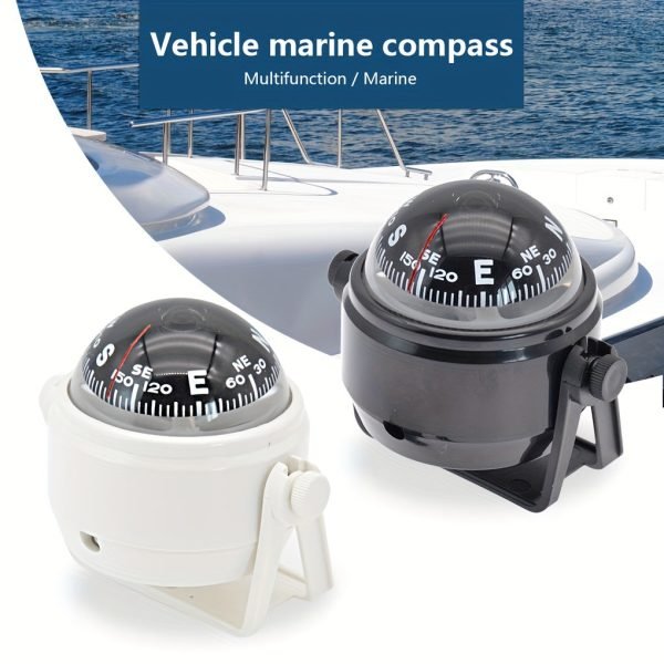 1pc Multifunctional Marine Compass, Car Compass Ball, Nautical Compass, Small Navigation Tool