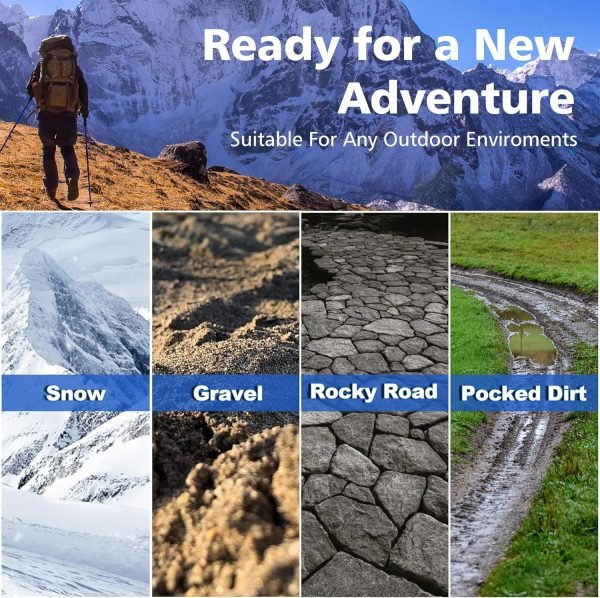 Premium Walking Hiking Stick CNC Machined Outdoor Trekking Poles Color Black