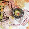 Orienteering Compass Hiking Backpacking Compass | Advanced Scout Compass Camping Navigation - Boy Scout Compass for Kids | Professional Field Compass for Map Reading - Best TurnOnSport Survival Gifts