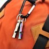Real Sic Steel Emergency Whistle Keychain - Loud Portable Safety for Survival, Hiking, Festival, Camping, Pet Training