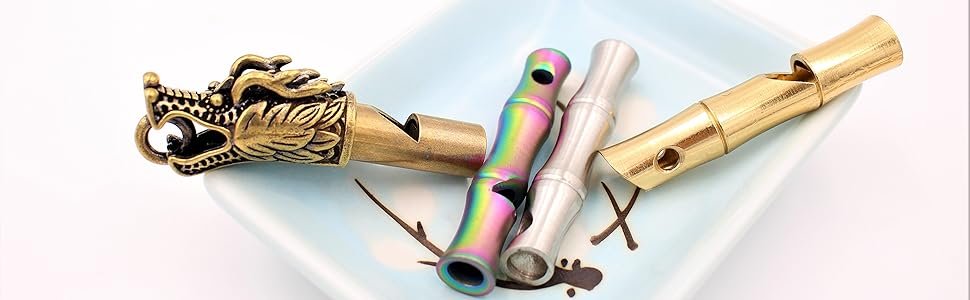 Real Sic Steel Emergency Whistle Keychain - Loud Portable Safety Whistle for Emergency