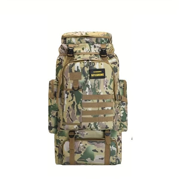 70L Large Capacity Tactical Backpack: Perfect for Outdoor Camping, Hiking, & Climbing - Waterproof & Portable!