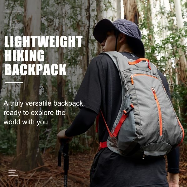 Outdoor Mountaineering Backpack, Waterproof Wear-resistant Breathable Ultralight Men's Hiking Backpack