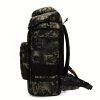 75L Men's Large Capacity Camouflage Backpack, Waterproof Travel Bag, Outdoor Mountaineering Backpack, Christmas, Halloween and Thanksgiving gifts