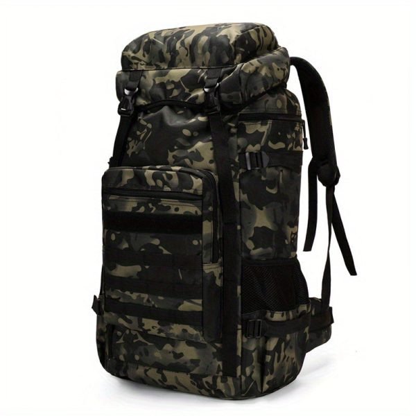 75L Men's Large Capacity Camouflage Backpack, Waterproof Travel Bag, Outdoor Mountaineering Backpack, Christmas, Halloween and Thanksgiving gifts