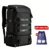 70L Large Capacity Men's Casual Travel Backpack For Outdoor Camping & Hiking, Laptop Storage Student Backpack
