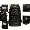 75L Men's Large Capacity Camouflage Backpack, Waterproof Travel Bag, Outdoor Mountaineering Backpack, Christmas, Halloween and Thanksgiving gifts