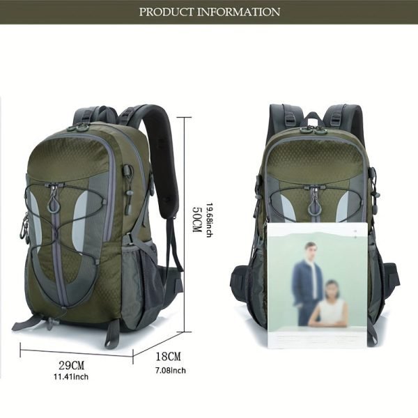 30L Mountaineering Bag, Waterproof Multi-Functional Sports Bag With Reflective Strip For Outdoor Climbing Hiking Camping Travel, Birthday Gifts Christmas Gift