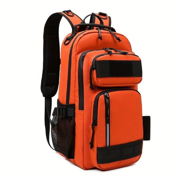 Men's Backpack, Outdoor Travel Sports Camping Fishing Bag, Multi Functional Mountaineering Fishing Box Storage Bag