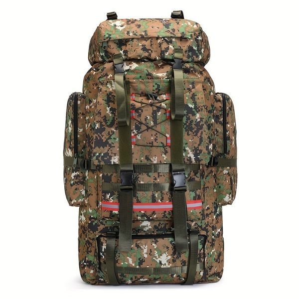 Large Capacity Outdoor Backpack, Men's And Women's Travel Bag, Travel Camping Backpack, Checked Luggage Quilted Backpack, Moving Out Long Distance Travel Large Bag