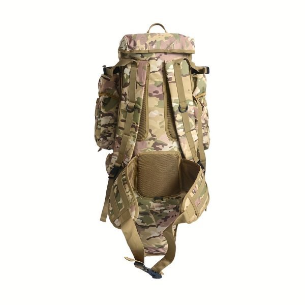 1pc 75 Liters Large Capacity Combination Large Backpack, Multi-functional Outdoor Sports Cycling Hiking Camouflage Backpack