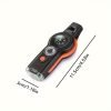7-in-1 Emergency Survival Function Whistle, Multi-Function Whistle Compass, Outdoor Multifunctional Tool Safety Whistle With Lanyard, Ideal For Kayaking, Boating, Hiking, Camping, Climbing, Fishing, Rescue