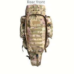 1pc 75 Liters Large Capacity Combination Large Backpack, Multi-functional Outdoor Sports Cycling Hiking Camouflage Backpack