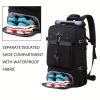 Large Capacity Waterproof Travel Hiking Backpack, Multi-functional Travel Knapsack With Independent Shoe Grid, Perfect For For Camping & Short Trips, 50L