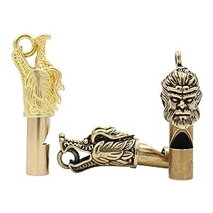 Real Sic Steel Emergency Whistle Keychain - Loud Portable Safety Whistle for Emergency