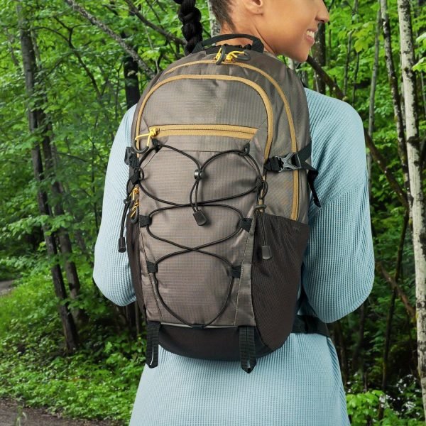 17 L Camping, Hiking, Mountaineering, Technical Backpack, Gray