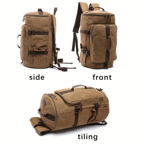 Hiking Backpack Lightweight Daypack Travel Sports Camping Backpack For Men Women, Outdoor Large Capacity Barrel Student Backpack