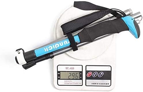 Outdoor Mountain Climbing Folding Straight Handle Trekking Pole,Ultra Light Firm Aluminum Alloy Quick-Lock Telescopic