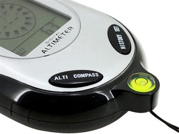 6in1 Digital Altimeter Compass Barometer Thermometer Weather Forecast Clock Outdoor Sports Mountain Climbing Tool with Backlit