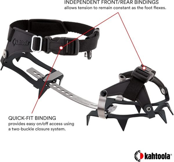K 10 Hiking Crampon for Snow, Ice Mountaineering & Trekking
