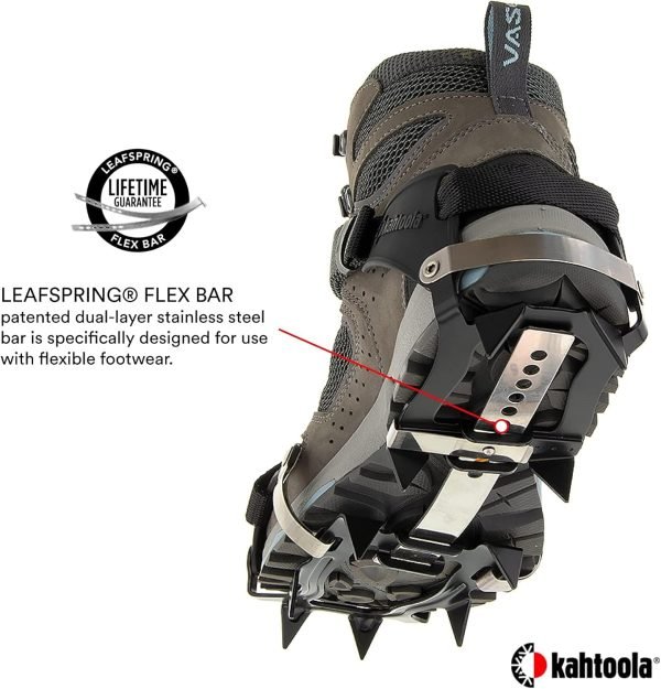 K 10 Hiking Crampon for Snow, Ice Mountaineering & Trekking